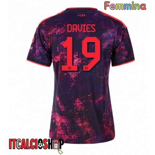 Bayern Munich Alphonso Davies #19 Terza Maglia Femmina 2026-27 Manica Corta